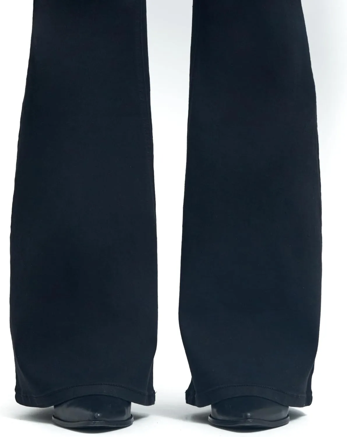 1822 Denim Oretha High-Rise Jeans for Women: Dark Blue Stretchy Waist, Premium Contour Fit Stretch Denim