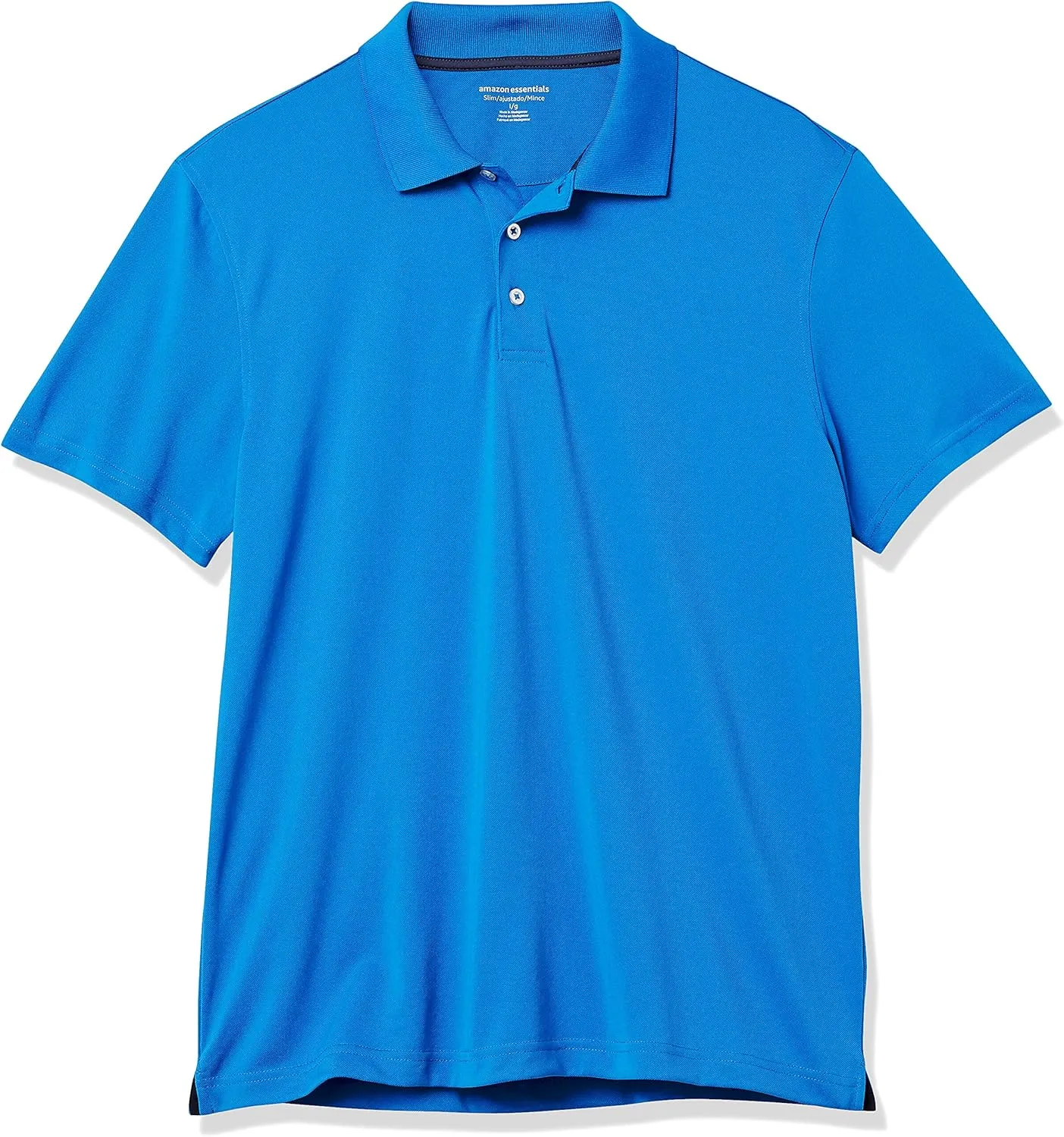 Amazon Essentials Men's Golf Polo Shirt, Short Sleeve, Dri Fit, Slim-Fit, Quick-Dry