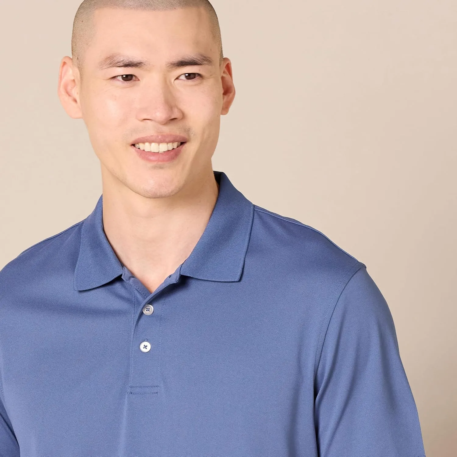 Amazon Essentials Men's Golf Polo Shirt, Short Sleeve, Dri Fit, Slim-Fit, Quick-Dry