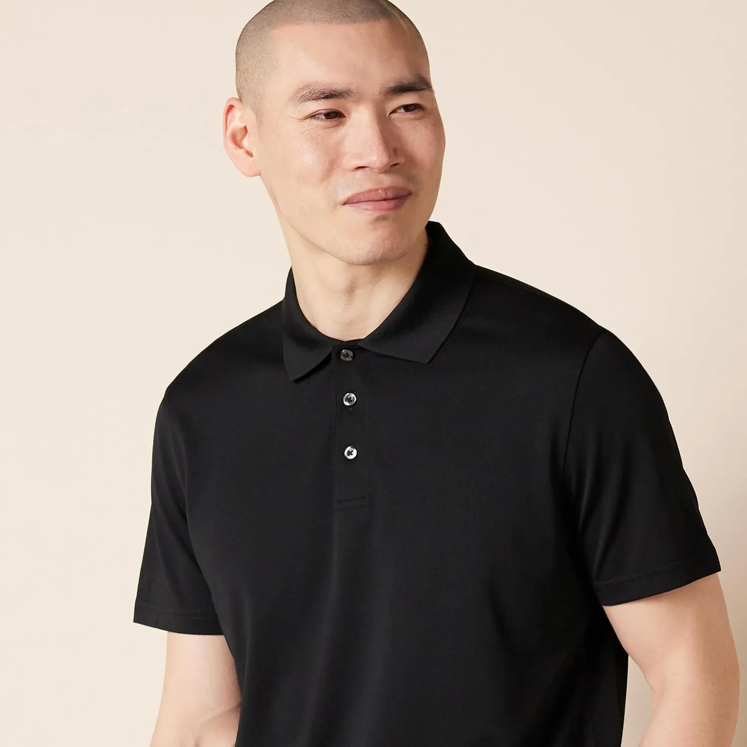 Amazon Essentials Men's Golf Polo Shirt, Short Sleeve, Dri Fit, Slim-Fit, Quick-Dry