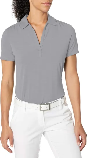 Callaway Womens Opti-Dri Tonal Short Sleeve Polo Shirt, with Stretch Fabric and Sun Protection, Extended Sizing