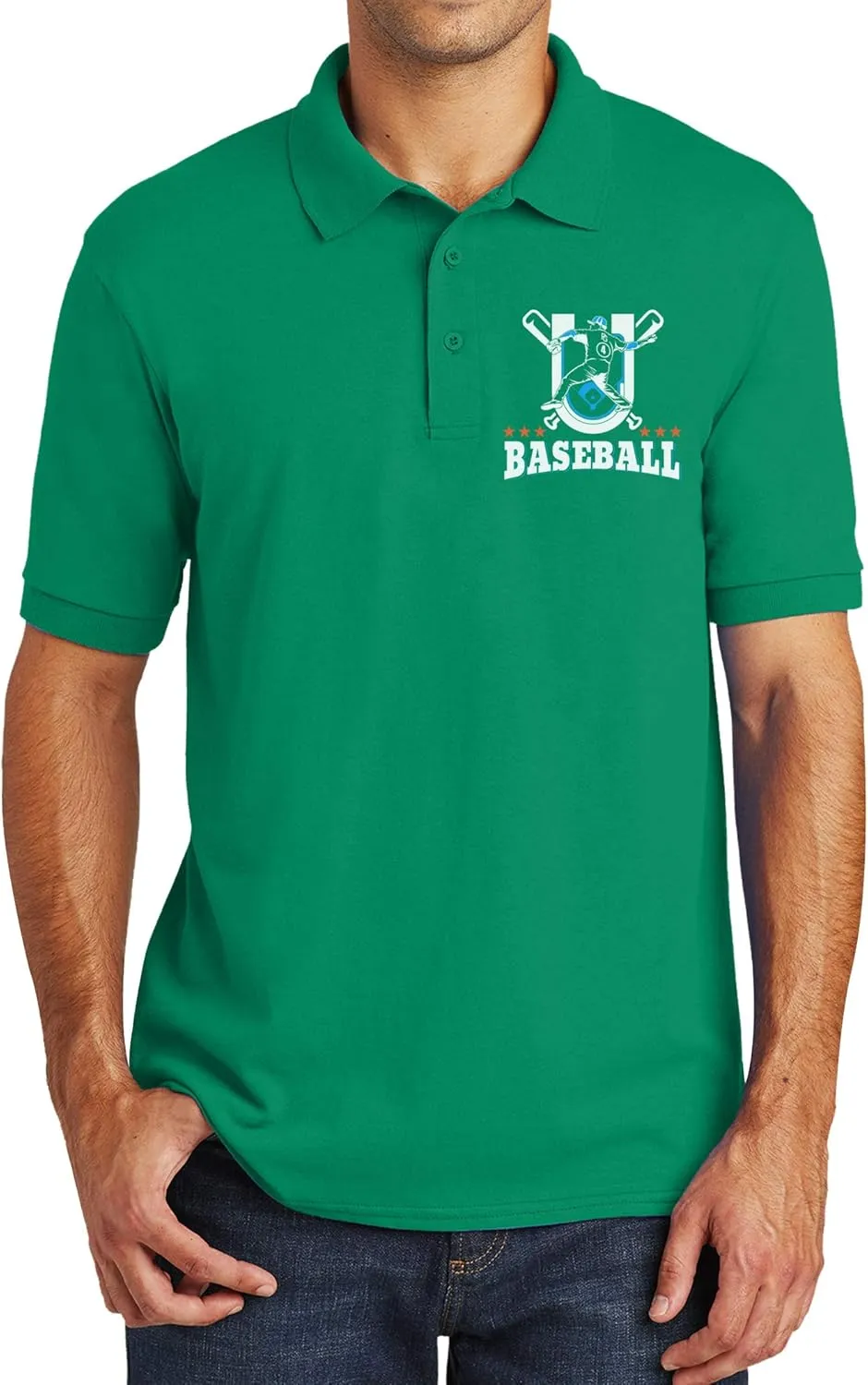 Custom Shirts Add Your Design Text Logo Photo for Men Personalized Polo T-Shirt