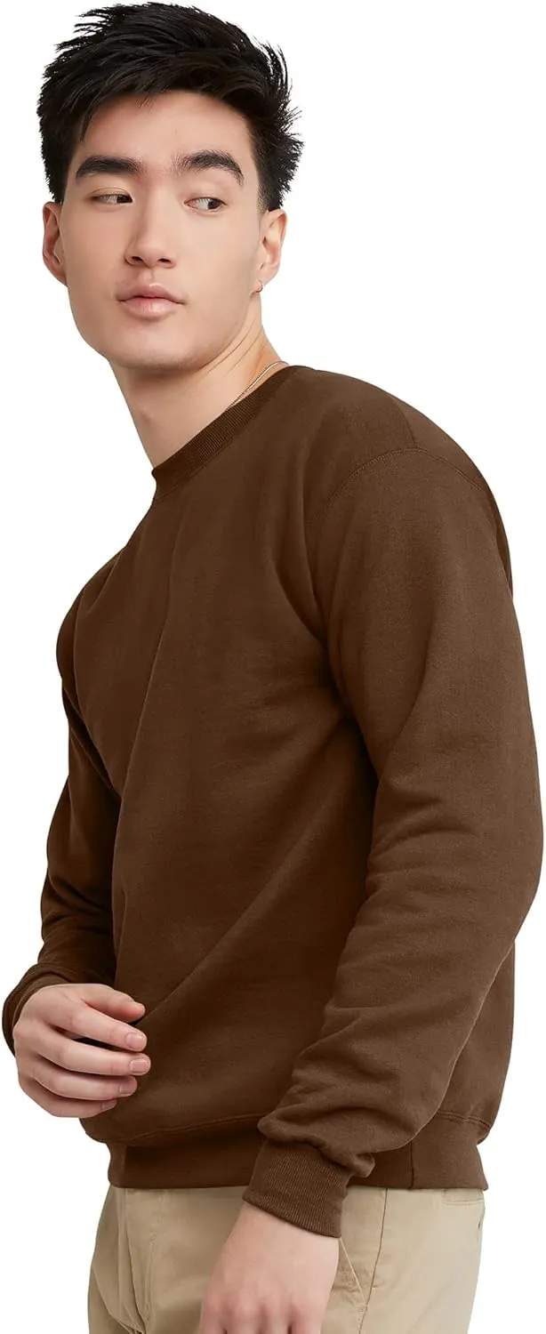 Hanes Men's EcoSmart Fleece, Pullover Crewneck Sweatshirt, 1 or 2 Pack