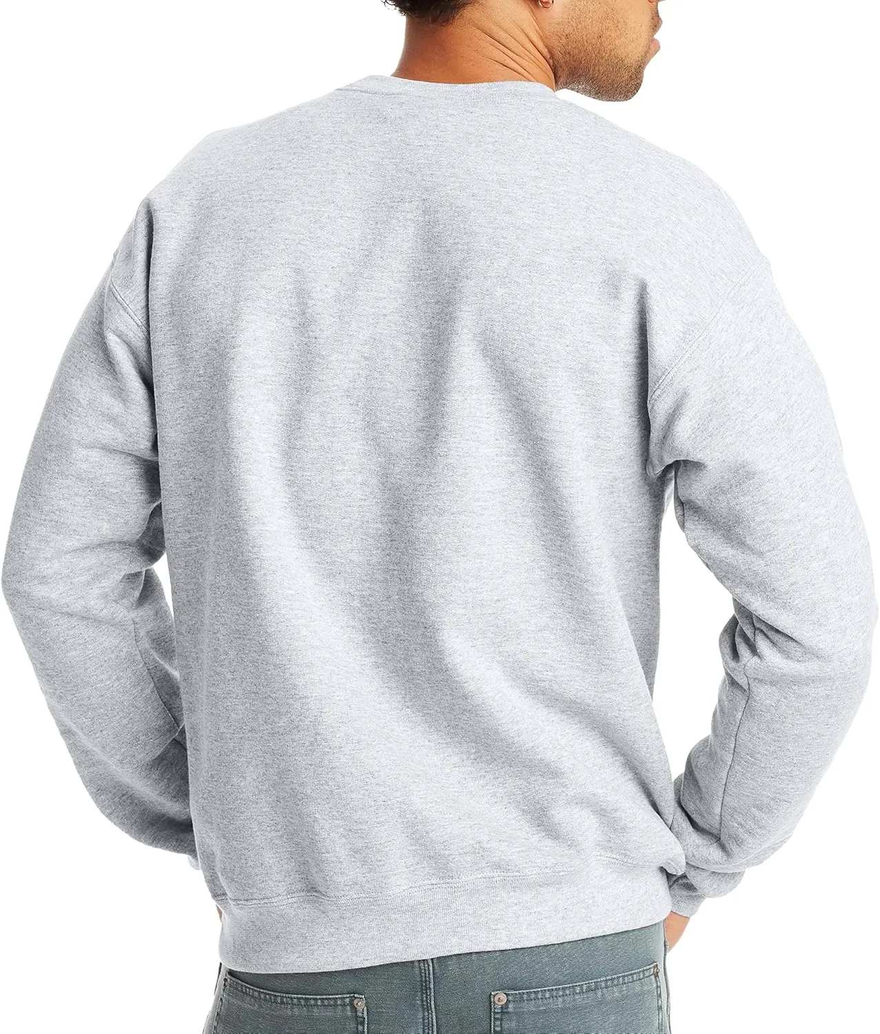 Hanes Men's EcoSmart Fleece, Pullover Crewneck Sweatshirt, 1 or 2 Pack