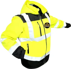 KwikSafety - Charlotte, NC - AGENT & GALAXY Softshell Safety Jacket [Base & Limited Edition Design] Class 3 ANSI Tested OSHA