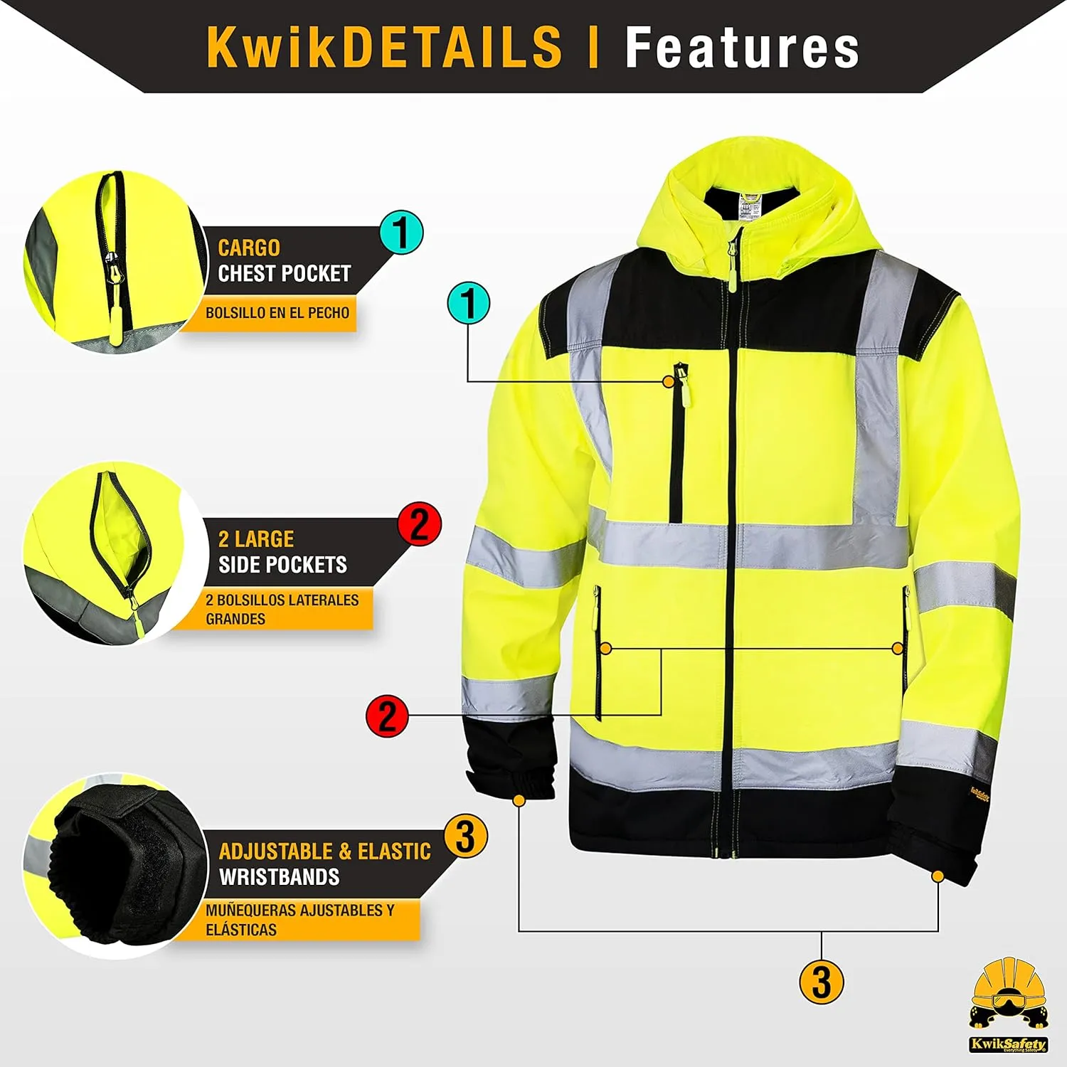 KwikSafety - Charlotte, NC - AGENT & GALAXY Softshell Safety Jacket [Base & Limited Edition Design] Class 3 ANSI Tested OSHA