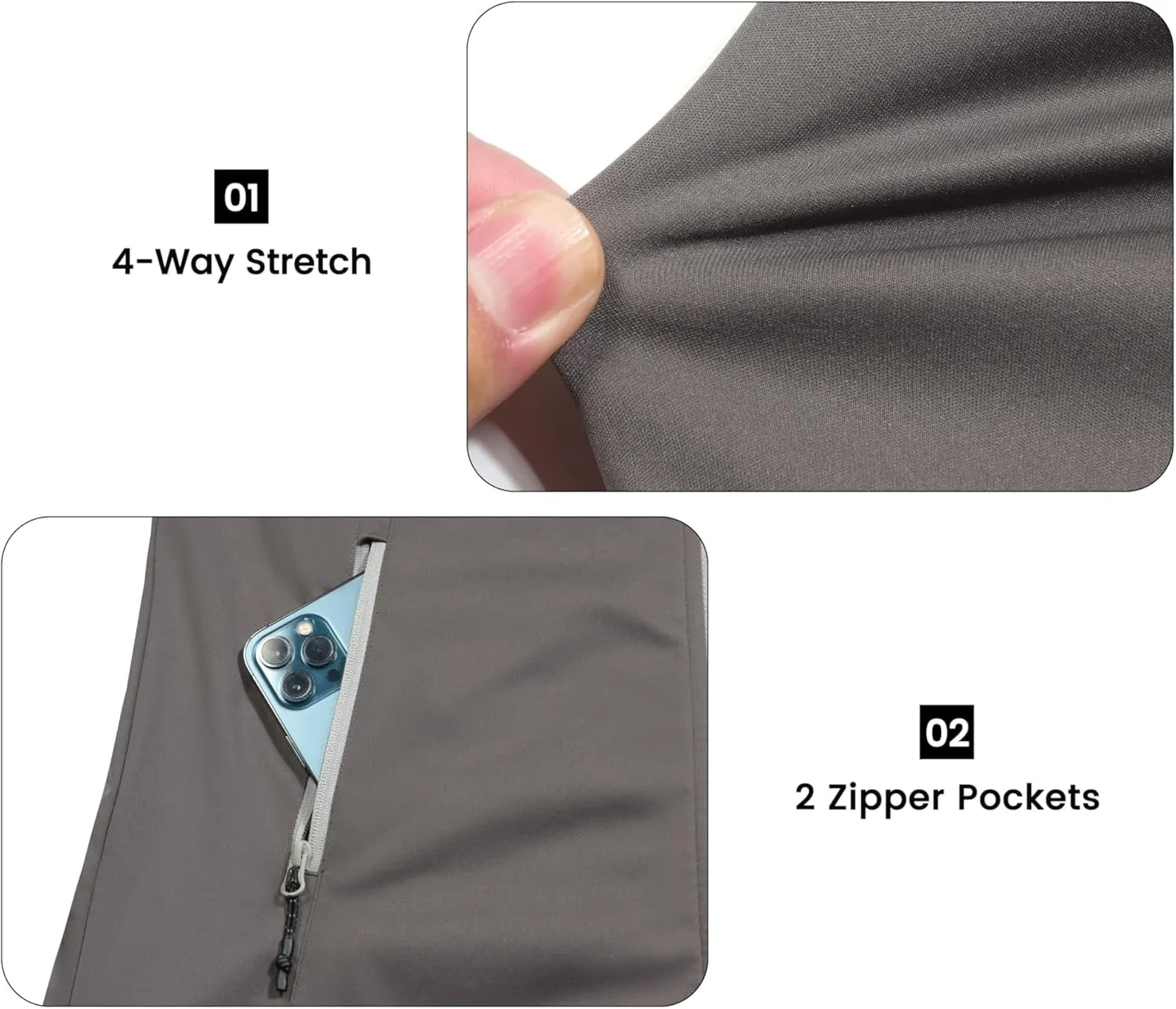 Little Donkey Andy Women's Lightweight Softshell Vest, Windproof Sleeveless Jacket for Running Hiking Travel