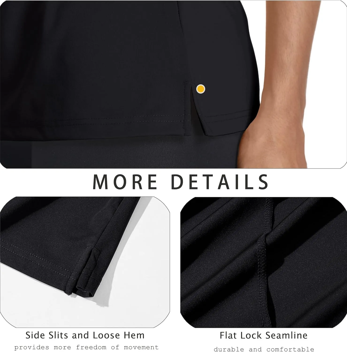 MAGCOMSEN Women's Long Sleeve Golf Shirts UPF 50  Polo Moisture Wicking 3-Button Placket Casual Shirt for Tennis Sports