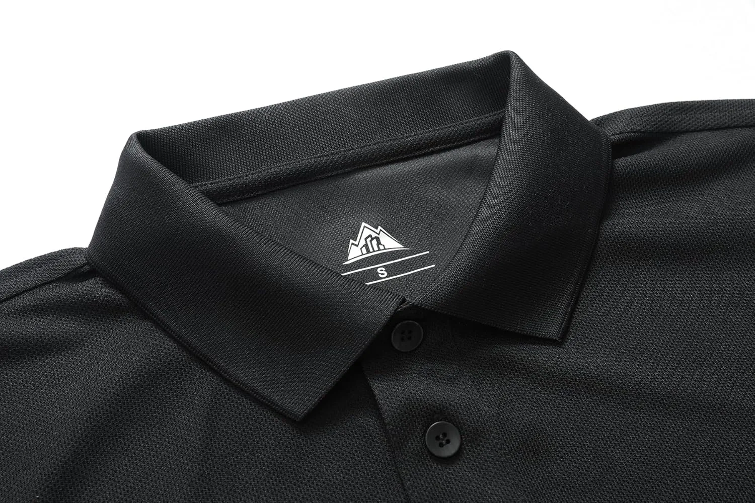Men's Long Sleeve Polo Shirt Quick-Dry Performance Tactical Golf Shirts Regular-fit Jersey Tennis Shirt