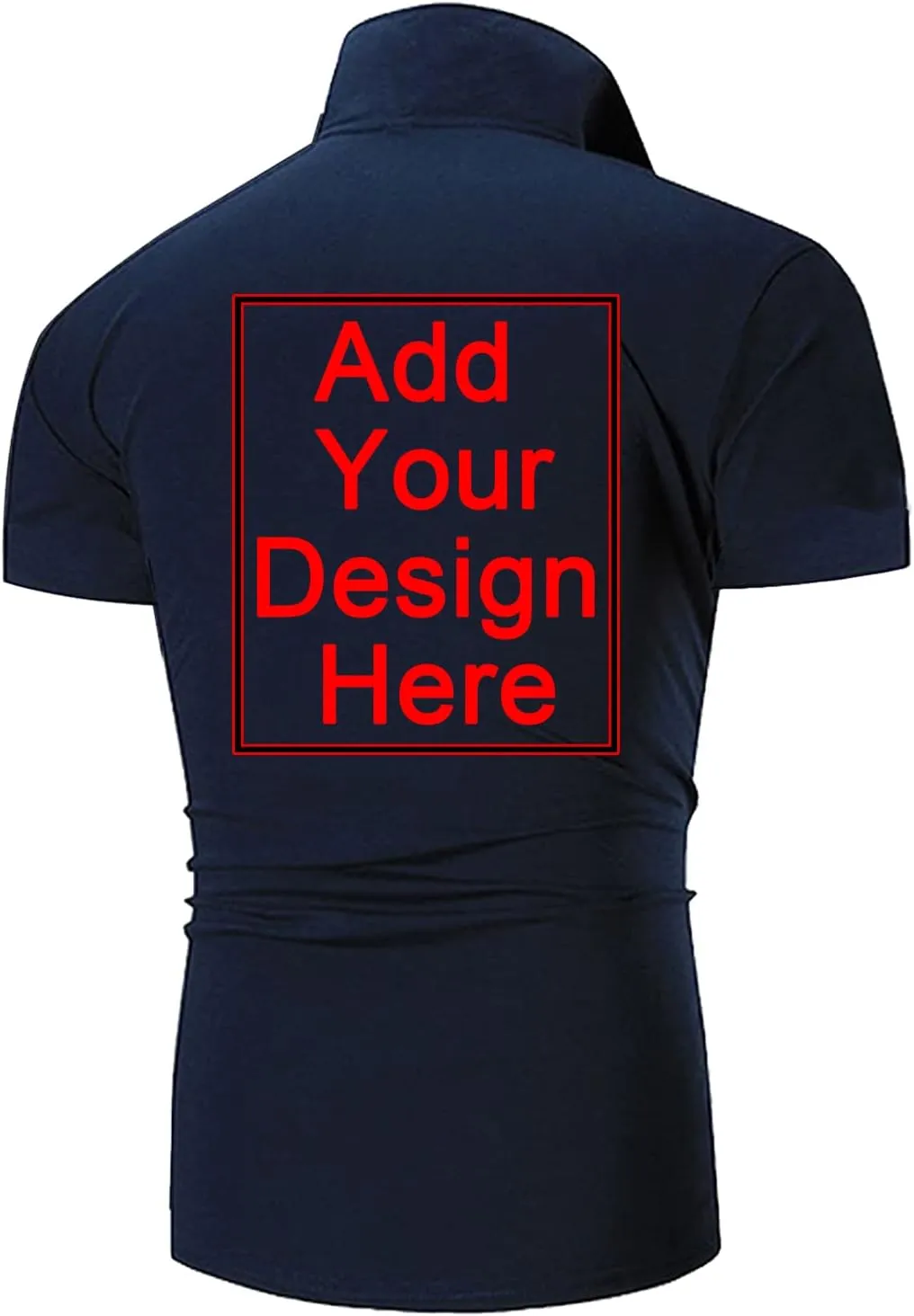 Men's Polo Shirts Custom T-Shirt Add Logo Text Golf Tennis Work Short Sleeve Shirt Personalized Tees