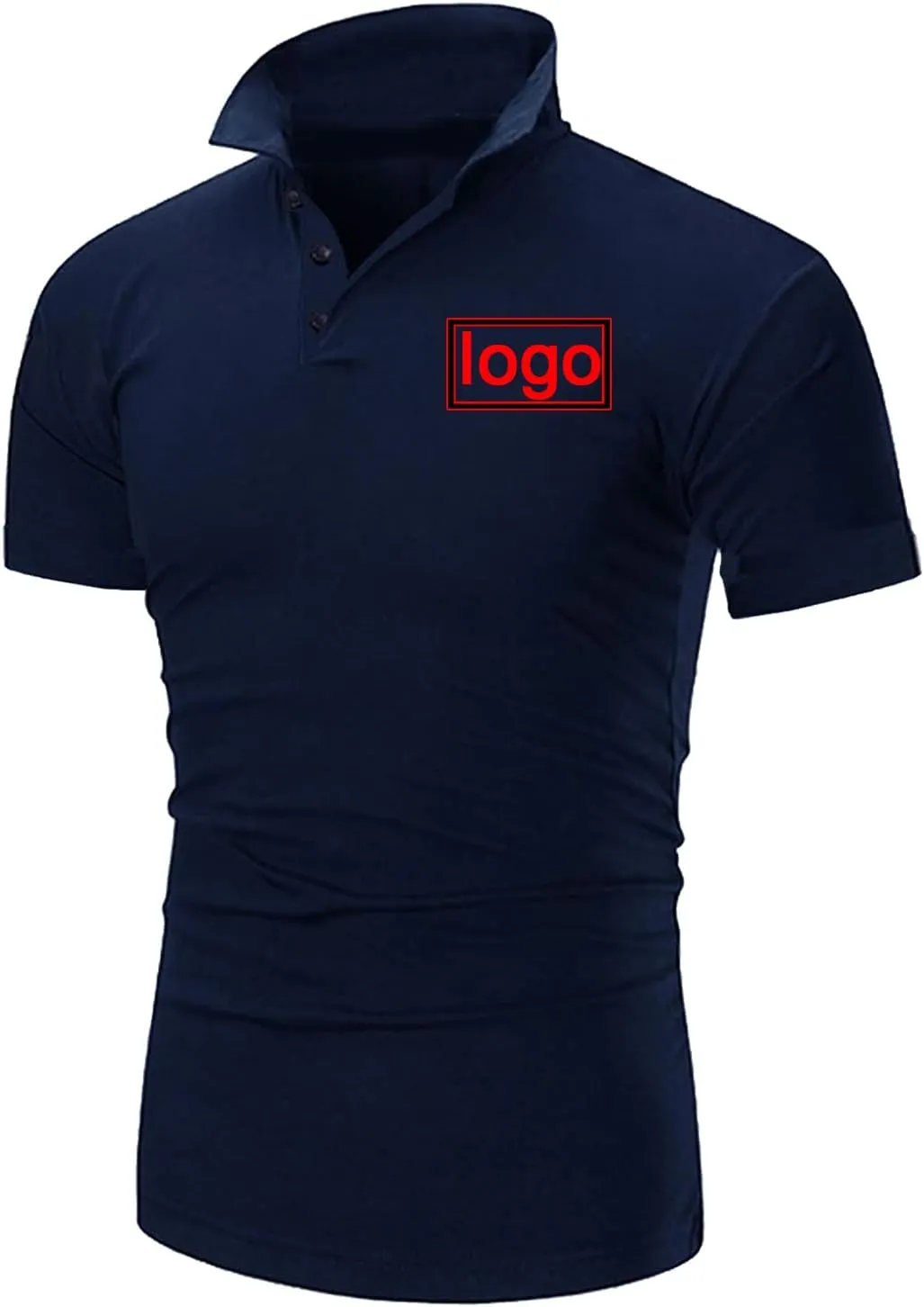 Men's Polo Shirts Custom T-Shirt Add Logo Text Golf Tennis Work Short Sleeve Shirt Personalized Tees