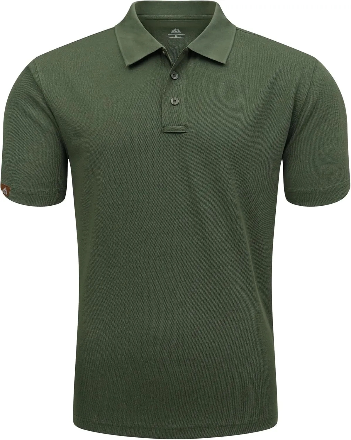 Men's Short Sleeve Polo Shirt Quick-Dry Performance Tactical Golf Shirts Regular-fit Jersey Tennis Shirt