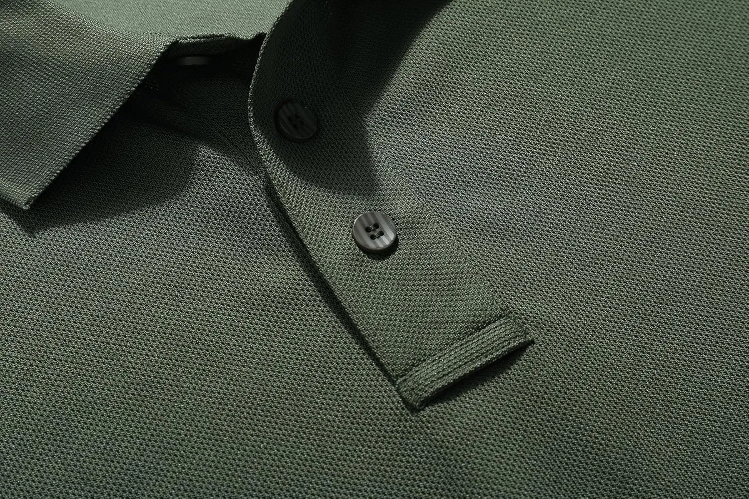 Men's Short Sleeve Polo Shirt Quick-Dry Performance Tactical Golf Shirts Regular-fit Jersey Tennis Shirt