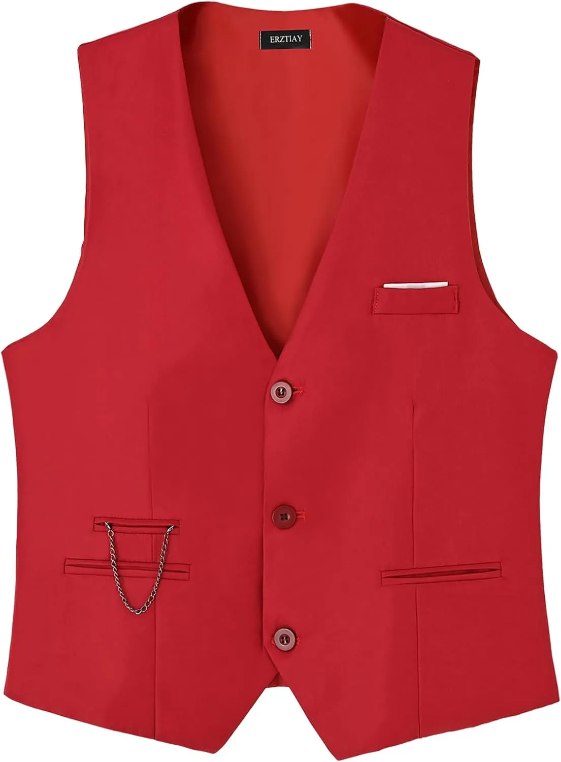 Men's Vest Formal Dress Business Slim Fit Sleeveless Vest Waistcoat