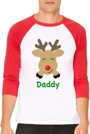 MiMa | Apparel Family Matching Christmas shirt, Personalised Family TShirt Reindeer Christmas Matching Sweatshirts, Ugly Christmas Sweater (XL, DADDY)