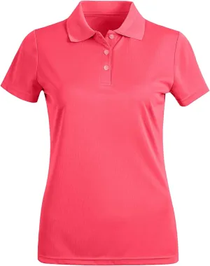 MOHEEN Women's Quick Dry Short Sleeve Polo Shirts Moisture Wicking Performance Athletic Golf Polo