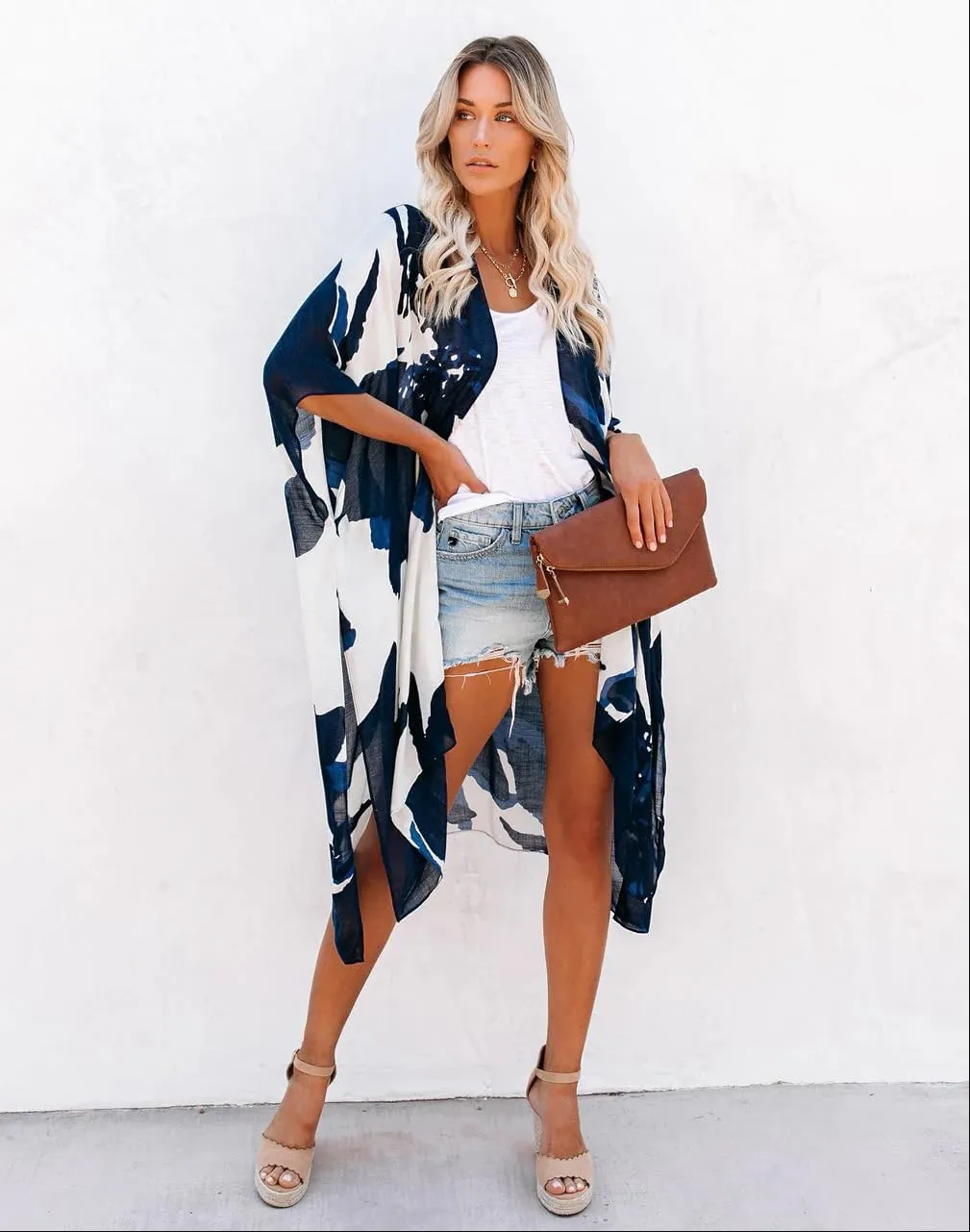Moss Rose Women Summer Bikini Kimono Bathing Suit Cover Ups for Swimwear