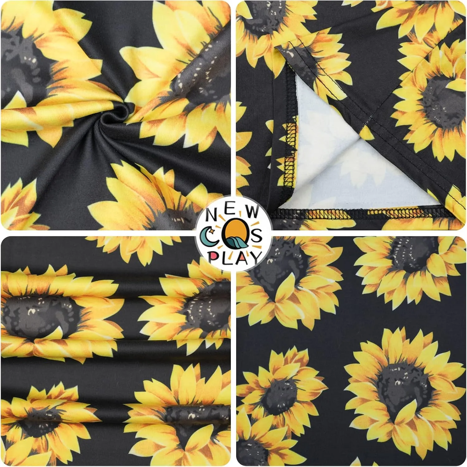 NEWCOSPLAY Women's Comfy Pajama Pants Casual Drawstring Palazzo Lounge Wide Leg Pants