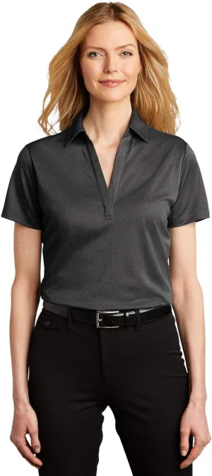 Port Authority Ladies Heathered Silk Touch Performance Polo
