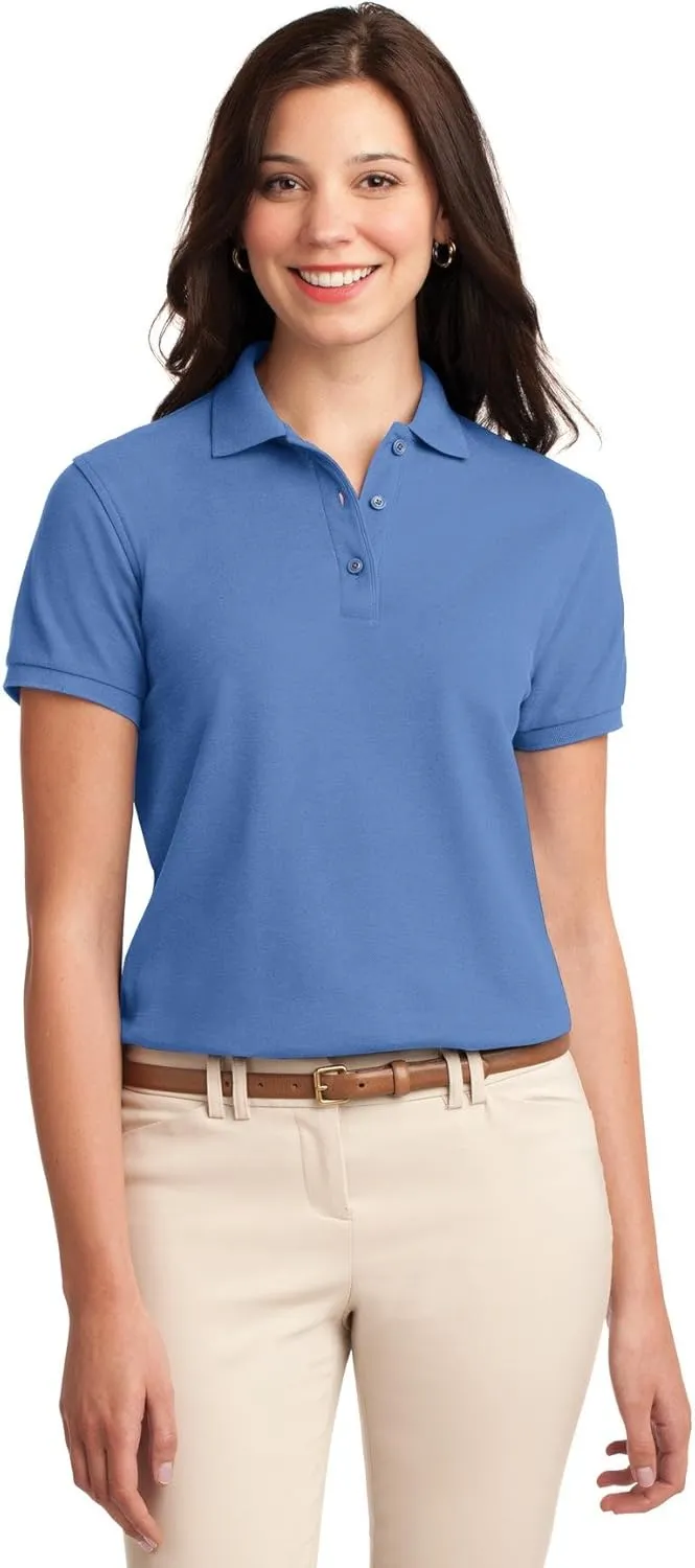 Port Authority Ladies Silk Touch Polo. L500