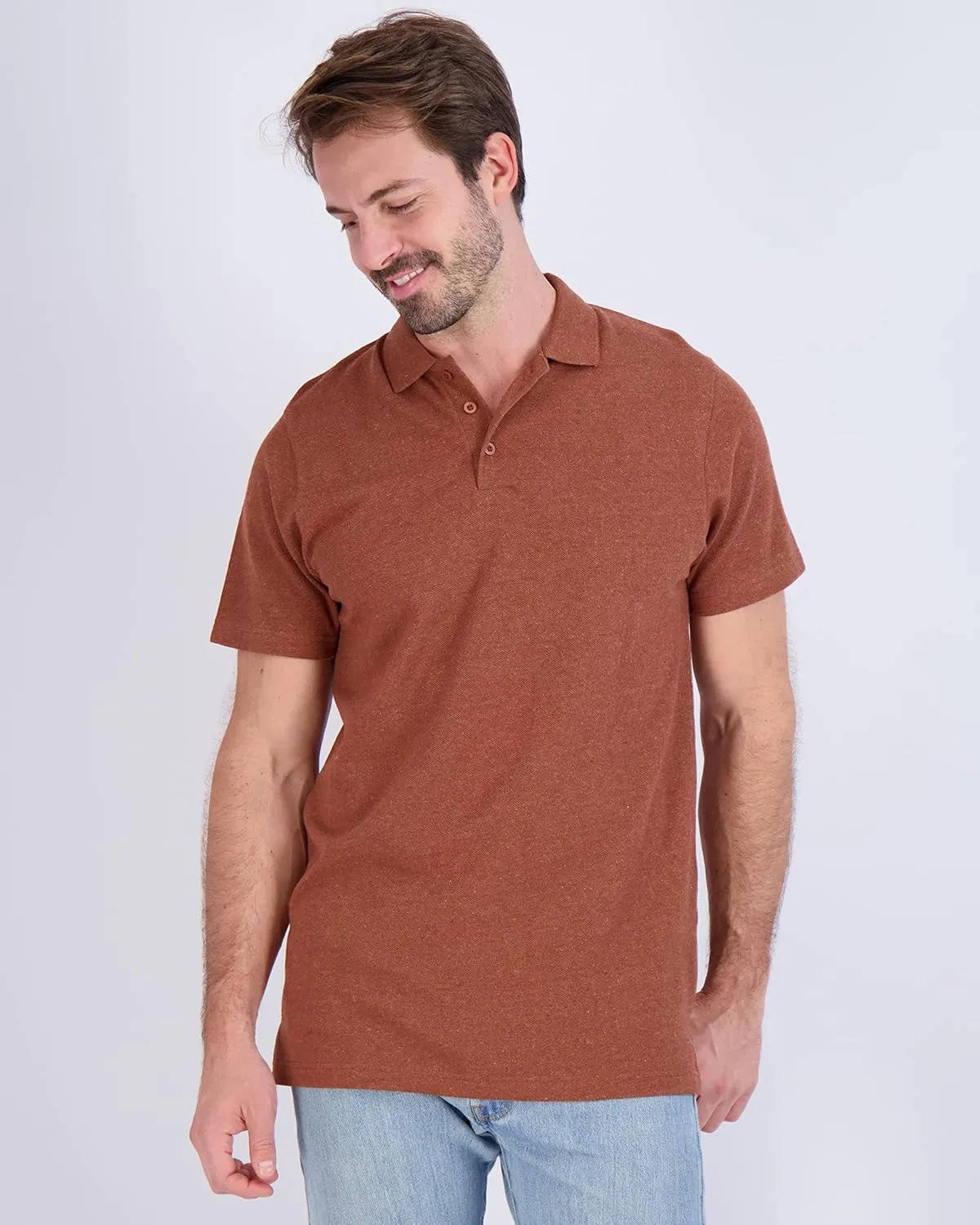 Real Essentials 3 & 4 Pack: Men's Cotton Pique Short Sleeve Polo Shirt - Performance Polo (Available in Big & Tall)