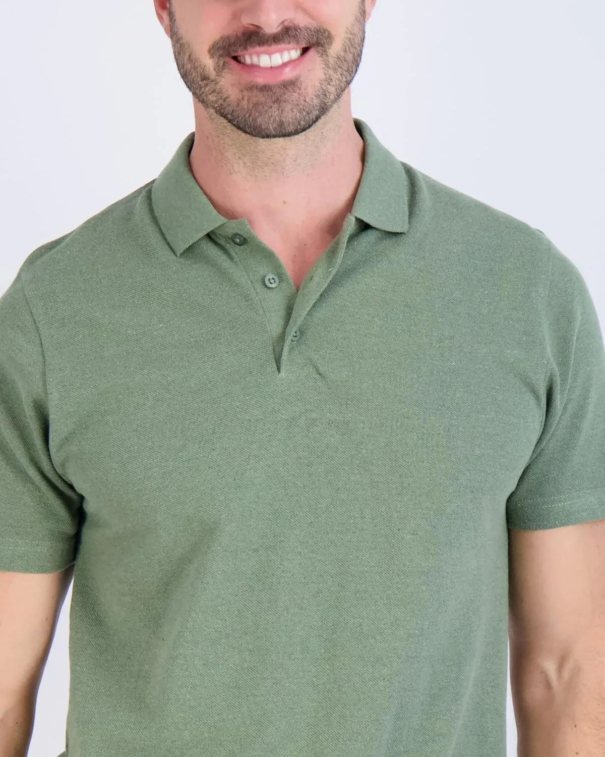 Real Essentials 3 & 4 Pack: Men's Cotton Pique Short Sleeve Polo Shirt - Performance Polo (Available in Big & Tall)