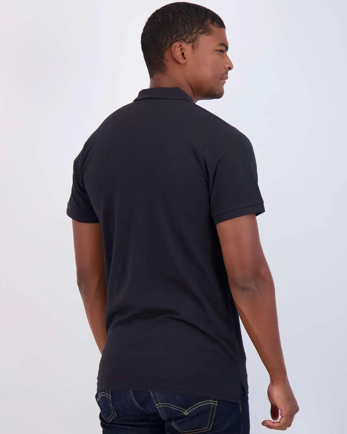 Real Essentials 3 & 4 Pack: Men's Cotton Pique Short Sleeve Polo Shirt - Performance Polo (Available in Big & Tall)