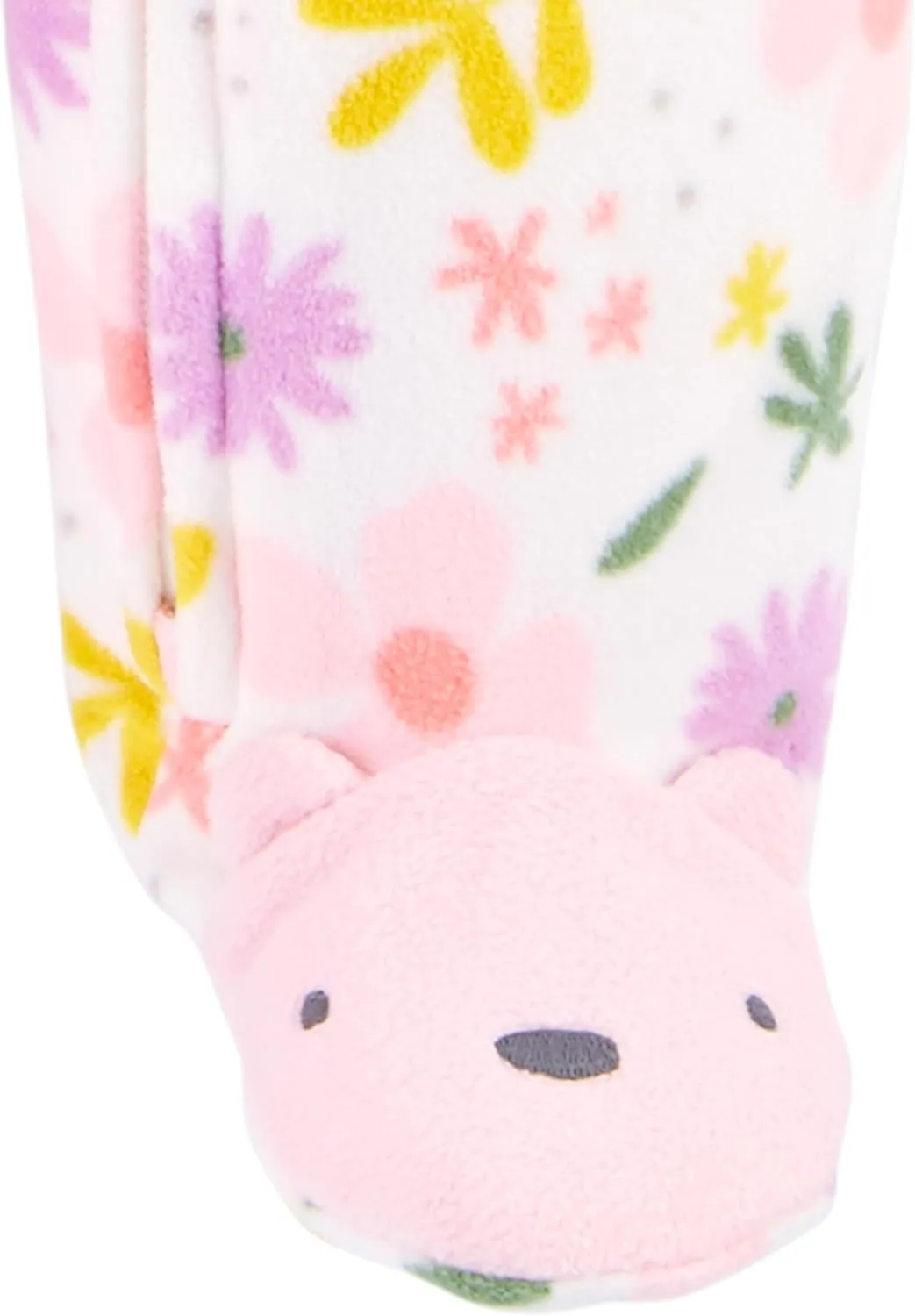 Simple Joys by Carter's Baby Girls' Fleece Footed Sleep and Play, Pack of 2