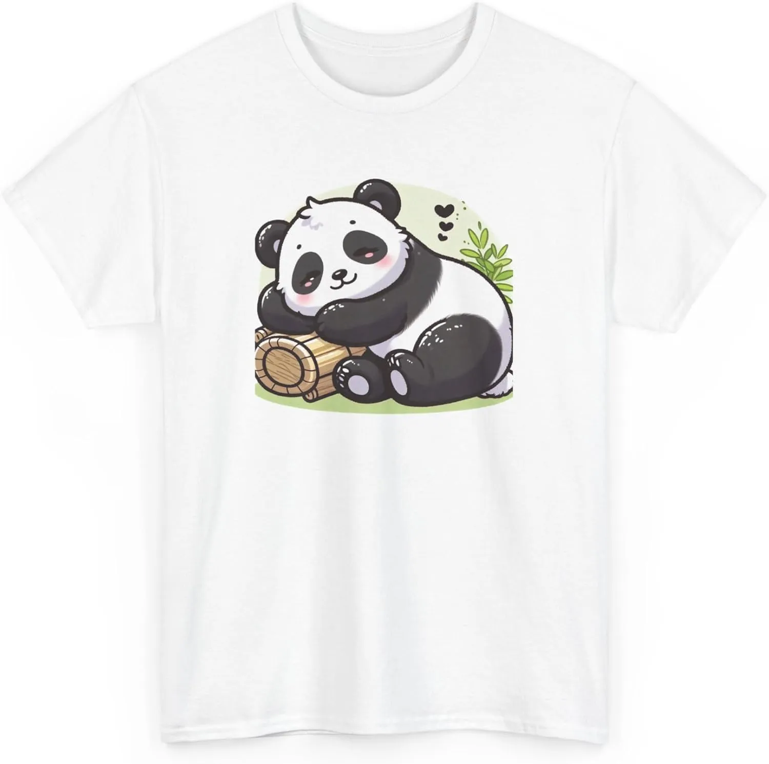 Sleeping Panda Unisex Tee, Cute Animal Lover Gift, Relaxing Panda T-Shirt, Comfy Cotton Top, Lazy Day Clothing, Nature