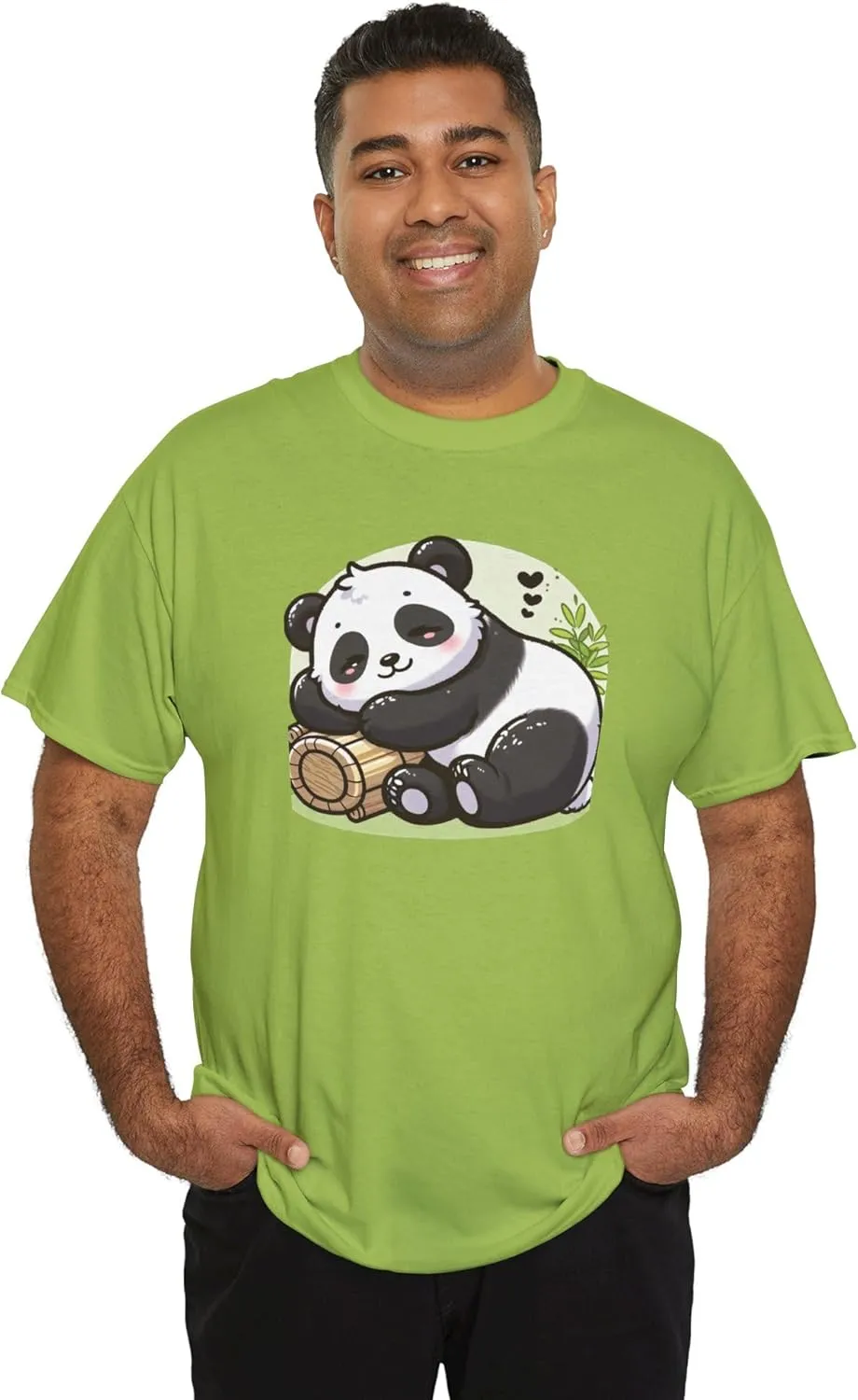 Sleeping Panda Unisex Tee, Cute Animal Lover Gift, Relaxing Panda T-Shirt, Comfy Cotton Top, Lazy Day Clothing, Nature