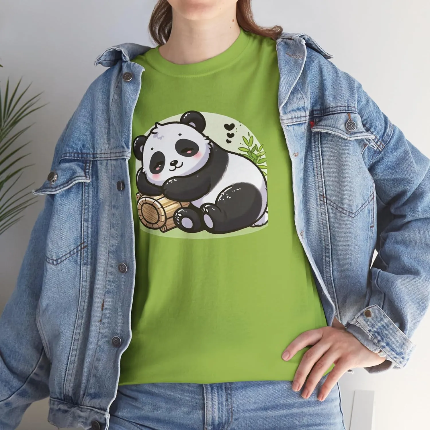 Sleeping Panda Unisex Tee, Cute Animal Lover Gift, Relaxing Panda T-Shirt, Comfy Cotton Top, Lazy Day Clothing, Nature