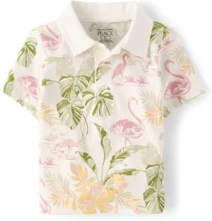 The Children's Place baby boys Fashion Color Short Sleeve Pique Polo