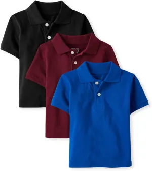 The Children's Place Baby Boys Short Sleeve Pique Polo