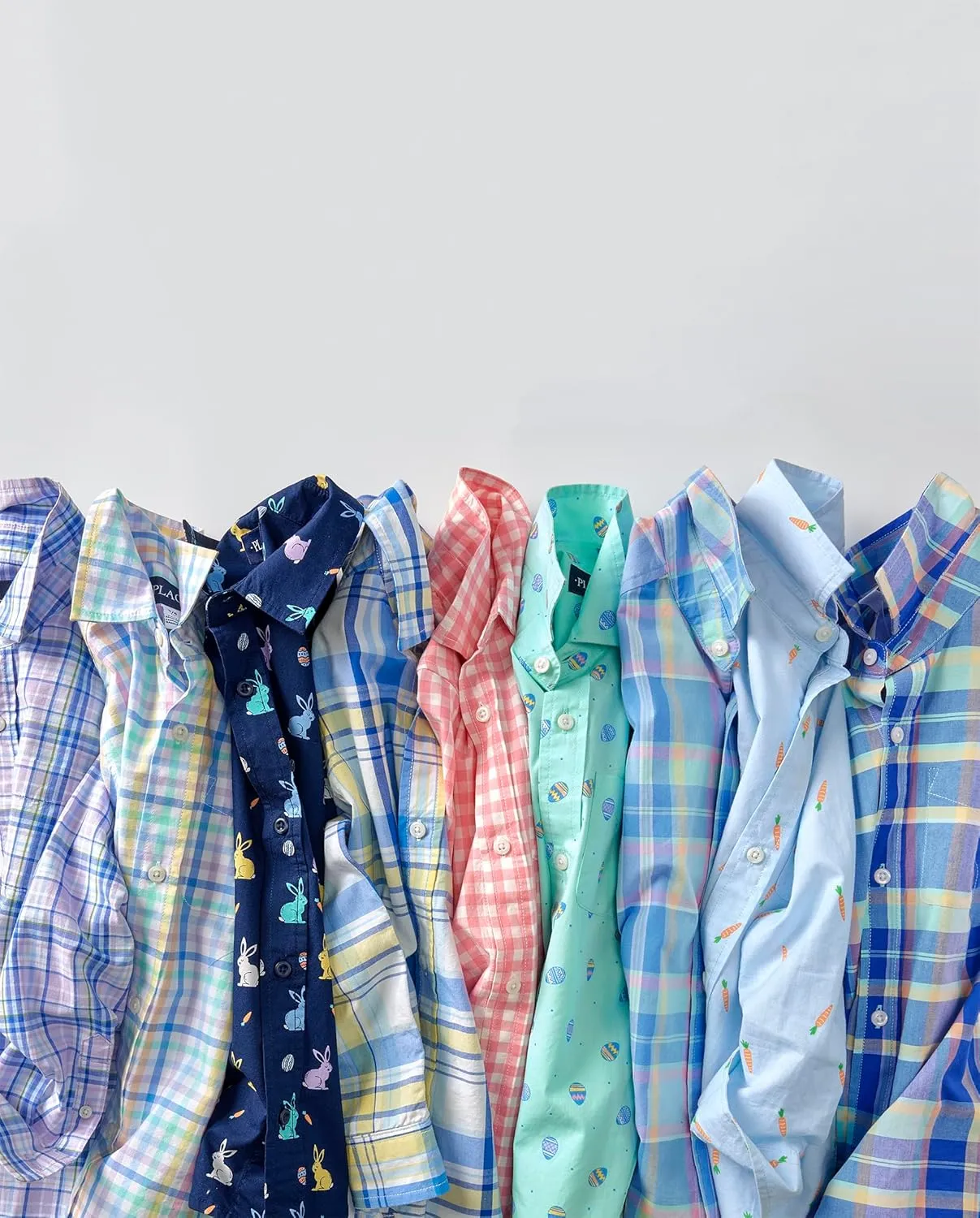 The Children's Place Boys' Long Sleeve Button Down Shirts