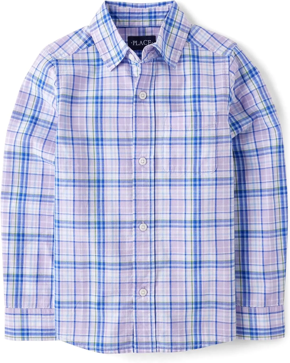 The Children's Place Boys' Long Sleeve Button Down Shirts