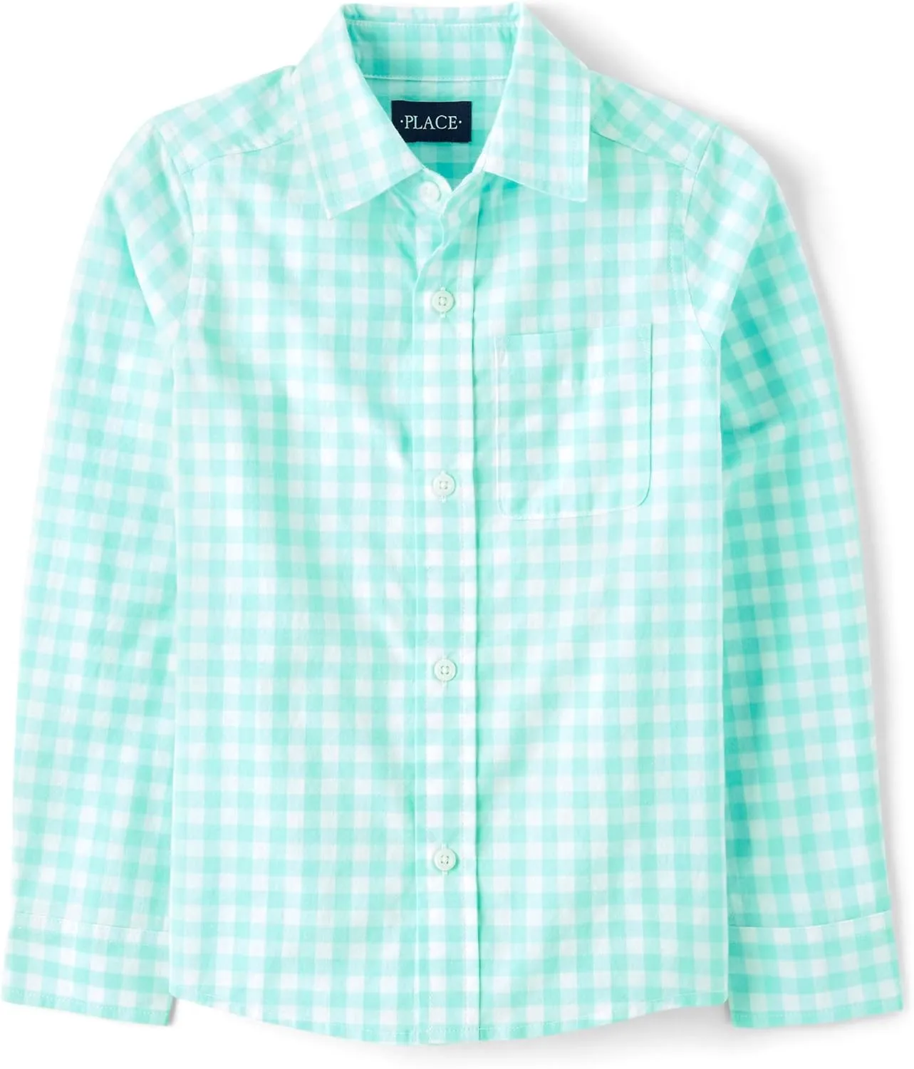 The Children's Place Boys' Long Sleeve Button Down Shirts