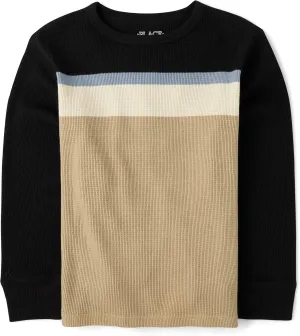 The Children's Place Boys' Long Sleeve Everyday Casual Knit Shirt