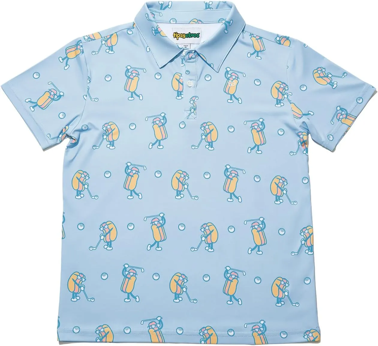 Tipsy Elves Kids and Toddlers Golf Shirts - Athletic Comfort Fit with Quick Dry Material