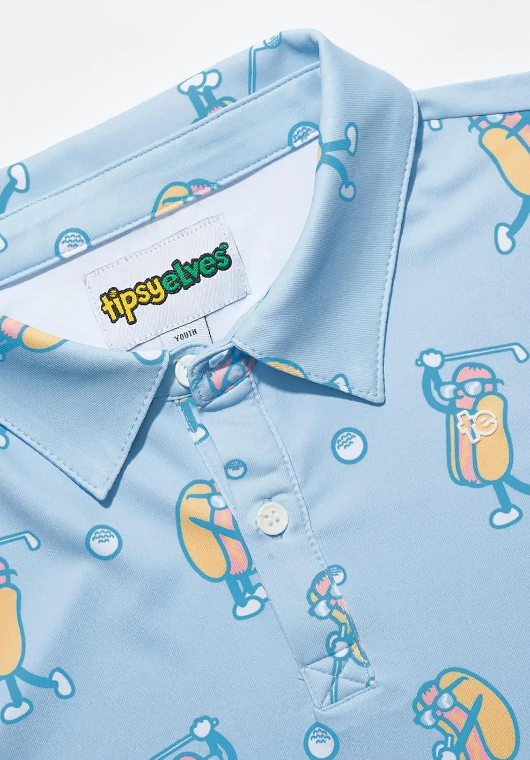 Tipsy Elves Kids and Toddlers Golf Shirts - Athletic Comfort Fit with Quick Dry Material