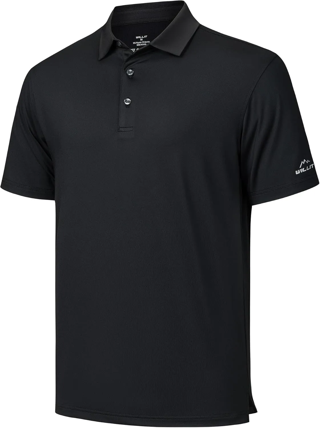 Willit Men's Golf Polo Shirts Short Sleeve Quick Dry Performance Moisture Wicking Print Casual
