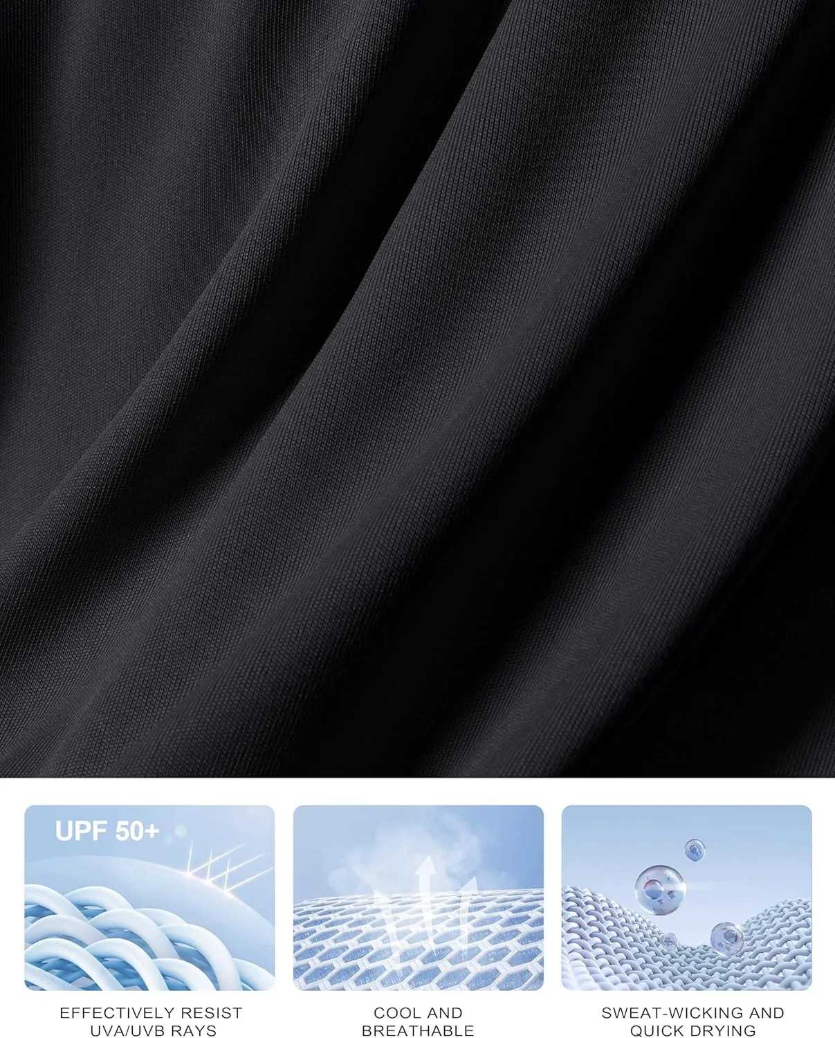 Women's Golf Shirts Lightweight UPF 50  Long Sleeve Shirts UV Protection Quick Dry Cool Polo Shirts for Women Work Outdoor