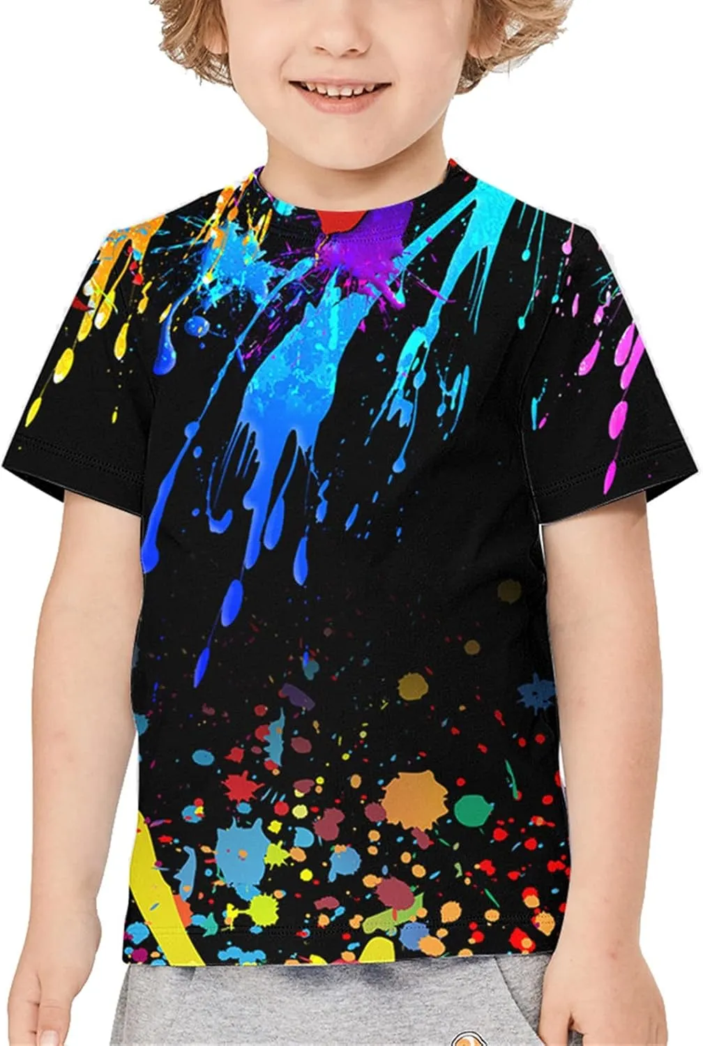 Yasswete Boys Girls T-Shirt 3D Realistic Graphic Crewneck Short Sleeve Printed Tee Shirt Tops for Kids Teens 6-16 Years