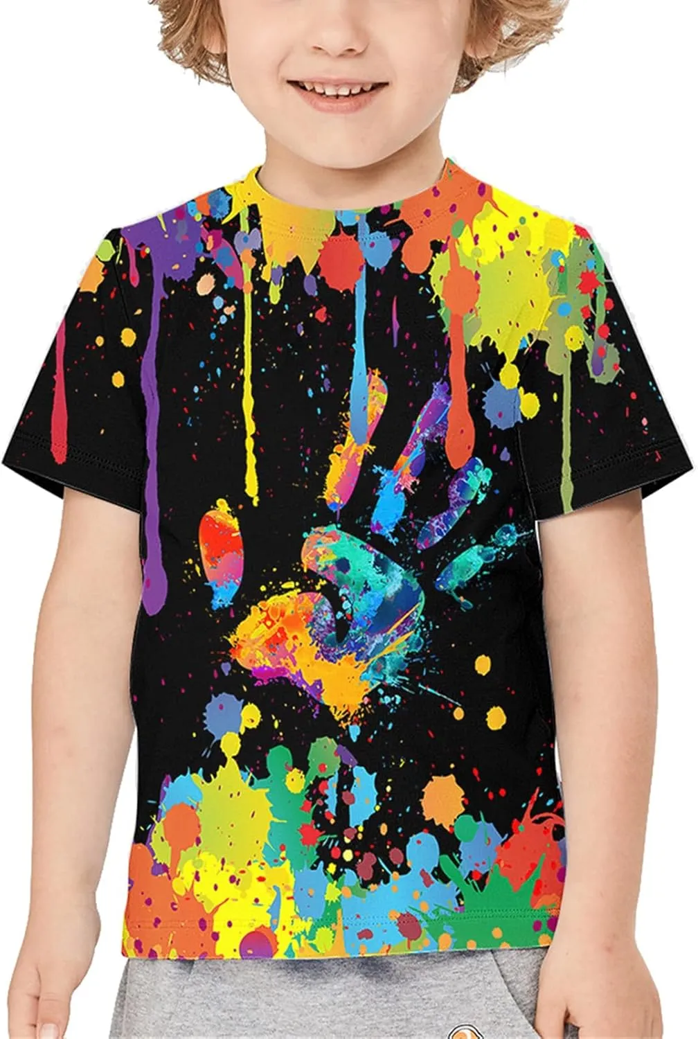 Yasswete Boys Girls T-Shirt 3D Realistic Graphic Crewneck Short Sleeve Printed Tee Shirt Tops for Kids Teens 6-16 Years