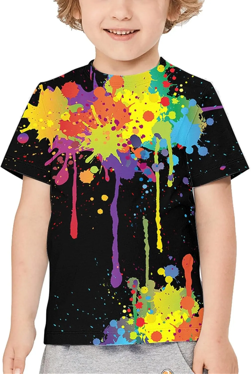 Yasswete Boys Girls T-Shirt 3D Realistic Graphic Crewneck Short Sleeve Printed Tee Shirt Tops for Kids Teens 6-16 Years